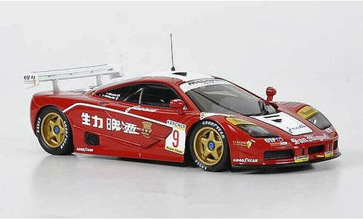 McLaren F1 GTR GTR 1/43 IXO No.9 San Miguel Wallace/Grouillard GT Zuhai 1995 miniature