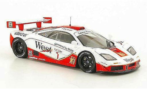 McLaren F1 GTR GTR 1/43 IXO No.1 West - Castrol T.Bscher / P.Kox 4h Spa 1996 miniature