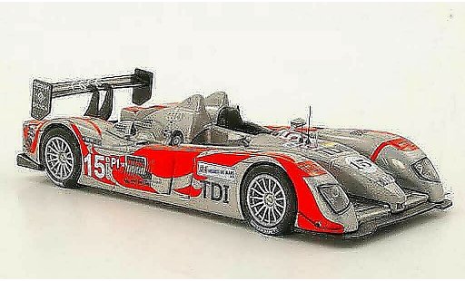 Audi R10 course 1/43 IXO 2010 TDI No.15 C.Bakkerud / C.Albers / O.Jarvis 24h Le Mans miniature