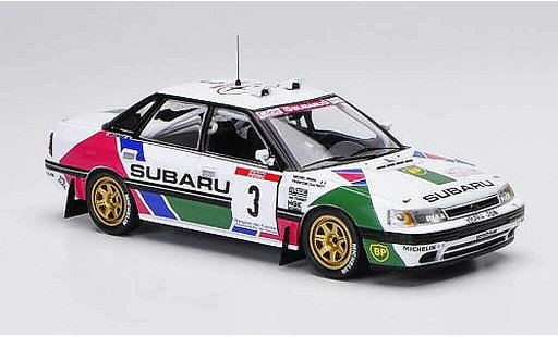 Subaru Legacy RS 1991 1/43 IXO No.3 F.Chatriot / M.Perin Tour de Corse miniature