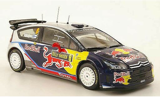 Citroen C4 WRC 2010 1/43 IXO No.8 Red Bull Rally Su&Atilde;&uml;de miniature