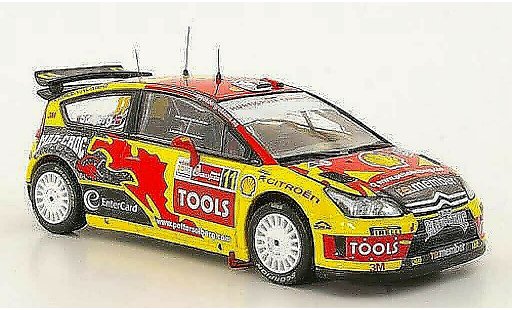 Citroen C4 WRC 2010 1/43 IXO No.11 P.Solberg / D.Mills Rally Mexiko miniature