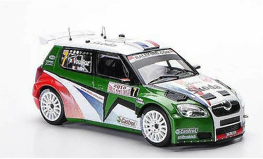 Skoda Fabia S2000 1/43 IXO No.7 N.Vouilloz / B.Veillas Rally Monte Carlo 2010 miniature