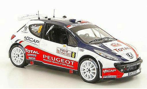 Peugeot 207 S2000 1/43 IXO No.6 S.Sarrazin / J.-J.Renucci Rally Monte Carlo 2010 miniature