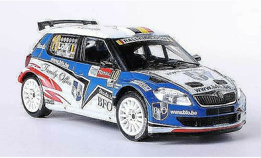 Skoda Fabia S2000 1/43 IXO No.10 BFO F.Loix / F.Miclotte Rally Ypern 2010 miniature
