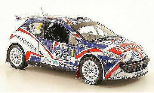 Peugeot 207 S2000 1/43 IXO No.1 Total IRC Azoren Rally 2010 miniature