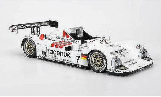 Porsche 911 S 1/18 Spark Joest WSC 95 No.7 Hagenuk M.Alboreto / S.Johansson / T.Kristensen 24h Le Mans 1997 miniature