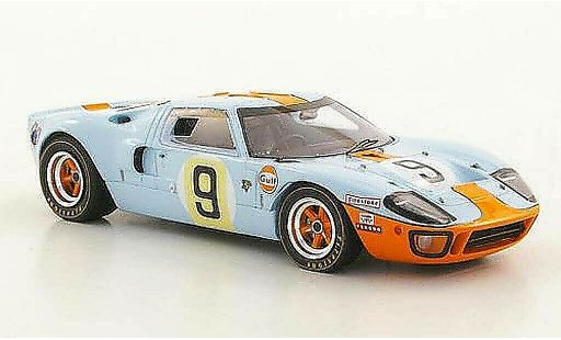 Ford GT40 Mk I 1/43 Spark GT 40 No.9 Gulf P.Rodriguez / L.Bianchi vainqueurfahrzeug 24h Le Mans 1968 miniature