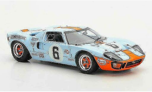 Ford GT40 Mk I 1/43 Spark GT 40 No.6 Gulf J.Ickx/J.Oliver 24h Le Mans 1969 miniature