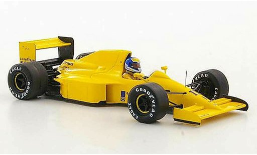 Lotus F1 1990 1/43 Spark 102 No.11 Camel D.Warwick GP Belgien miniature