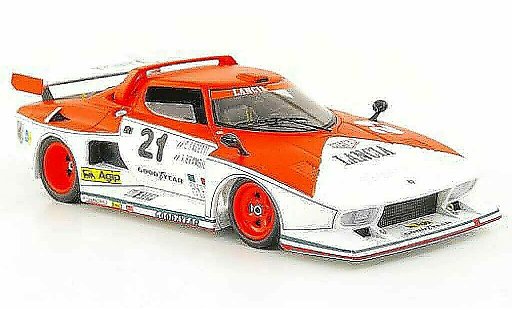 Lancia Stratos Rallye 1/43 Spark Turbo Gr.5 No.21 Marlboro 6h Vallelunga 1976 miniature