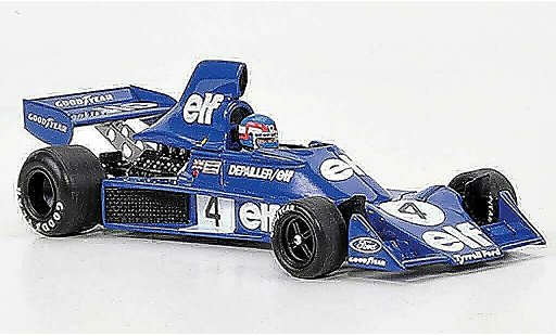 Tyrrell 007 1975 1/43 Spark No.4 Elf P.Depailler GP Belgien miniature