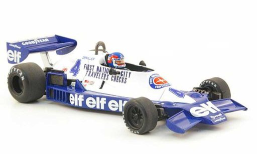 Tyrrell 008 Base 1/43 Spark No.4 Elf P.Depailler GP Monaco 1978 miniature