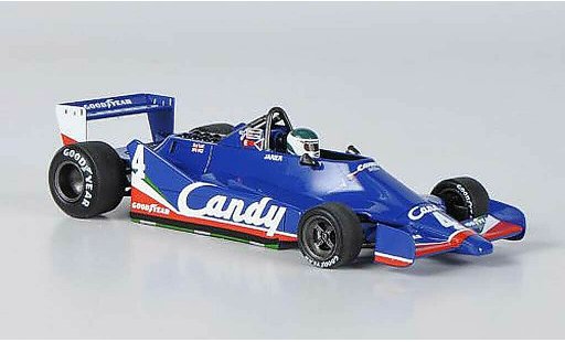 Tyrrell 009 Base 1/43 Spark No.4 Candy J-P.Jarier GP Grande-Bretagne 1979 miniature