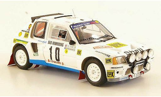 Peugeot 205 Turbo 16 1/43 Spark T16 No.10 M.Mouton/T.Harryman Rally Monte Carlo 1986 miniature