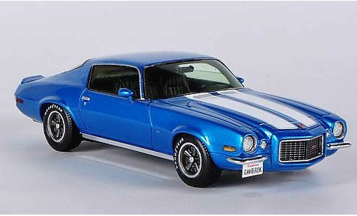 Chevrolet Camaro Z28 1/43 Spark bleu/blanche 1970 miniature