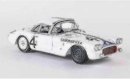 Chevrolet Corvette course 1/43 Spark C1 No.4 L.Lilley/F.Gamble 24h Le Mans 1960 miniature