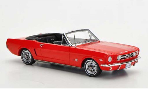 Ford Mustang Convertible 1/43 Spark Cabriolet rouge miniature