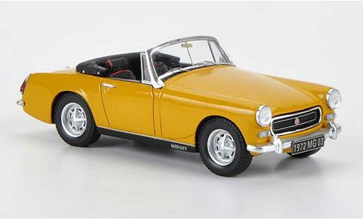 MG Midget 1972 1/43 Spark MK III jaune miniature