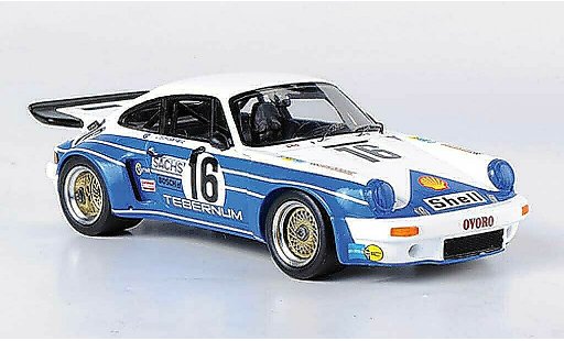 Porsche 911 RSR 1/43 Spark Carrera No.16 Tebernum 24h Le Mans 1975 C.Schickentanz/H.Bertrams miniature