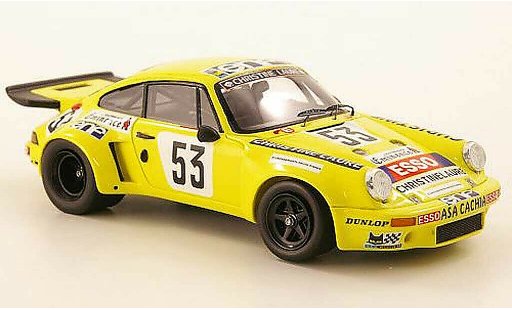 Porsche 911 Carrera 1/43 Spark No.53 Christine Laure 24h Le Mans 1976 miniature