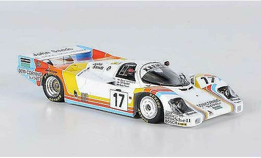 Porsche 956 1984 1/43 Spark No.17 Kremer T.Needell / D.Sutherland / R.French 24h Le Mans miniature