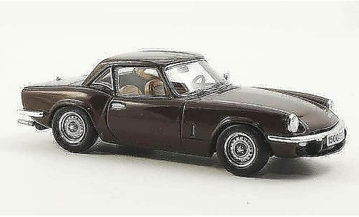 Triumph Spitfire Hardtop 1/43 Spark 1500 marron LHD 1975 miniature