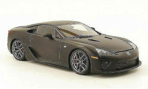 Lexus LFA Base 1/18 Autoart noir mat 2010 miniature