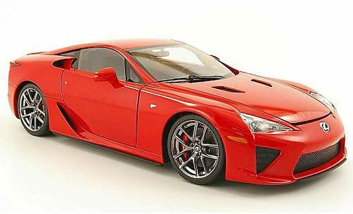 Lexus LFA Base 1/18 Autoart rouge 2010 miniature