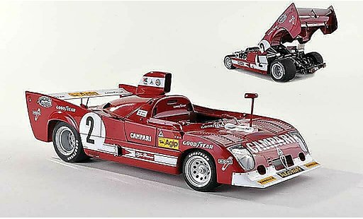 Alfa Romeo 33.3 tt12 1/43 Autoart 1975 TT 12 No.2 Campari 1000km Spa Francorchamps Pescarolo/Bell miniature