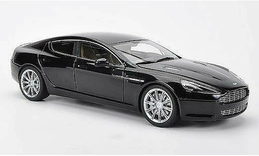 Aston Martin Rapide berline 1/18 Autoart noire LHD 2010 miniature