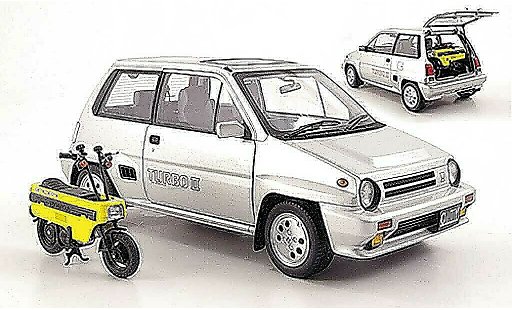 Honda City Turbo 1/18 Autoart II grise metallisee RHD 1983 miniature