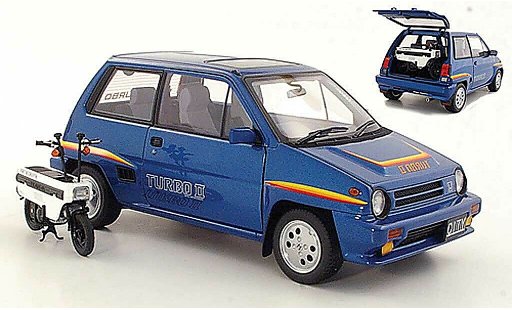 Honda City Turbo 1/18 Autoart II bleu 1983 miniature