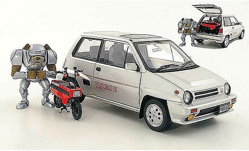 Honda City Turbo 1/18 Autoart II grise metallisee 1983 miniature