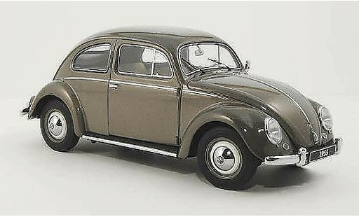 Volkswagen Kafer Base 1/18 Autoart grise 1955 miniature