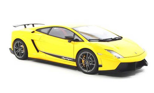 Lamborghini Gallardo Superleggera 1/18 Autoart LP570-4 jaune 2010 miniature