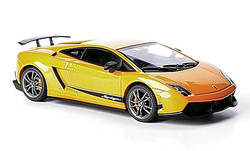 Lamborghini Gallardo LP570-4 1/43 Autoart Superleggera orange 2010 miniature