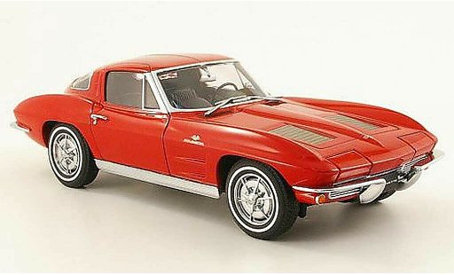 Chevrolet Corvette Coupe 1/18 Autoart C2 rouge 1963 miniature