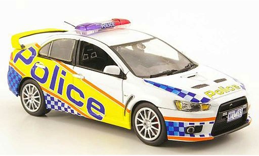 Mitsubishi Lancer Evolution X 1/43 Vitesse Australien Victoria Police 2009 miniature