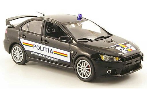 Mitsubishi Lancer Evolution X 1/43 Vitesse Rumanische Police 2009 miniature