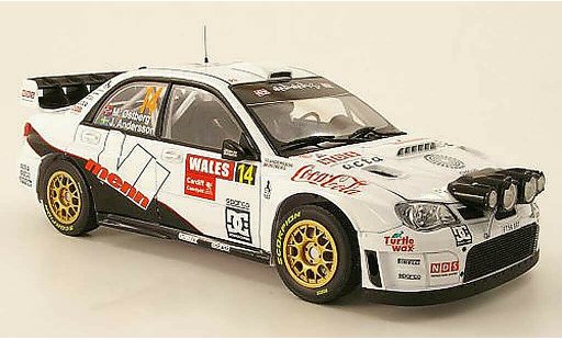 Subaru Impreza WRC 1/18 Sun Star 2007 No.14 Rally Grande-Bretagne / Wales 2010 M.Ostberg / J.Andersson miniature