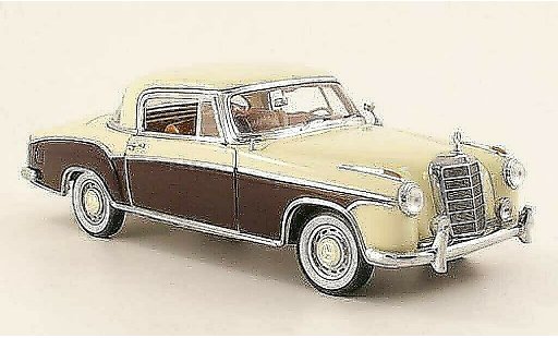 Mercedes 220 Coupe 1/18 Sun Star se (w 128) beige/marron 1958 miniature