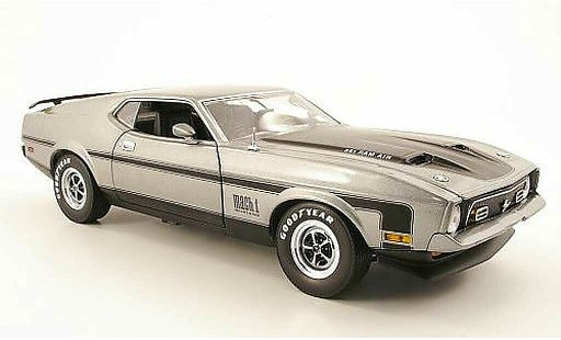 Ford Mustang Mach 1 1/18 Sun Star i grise miniature