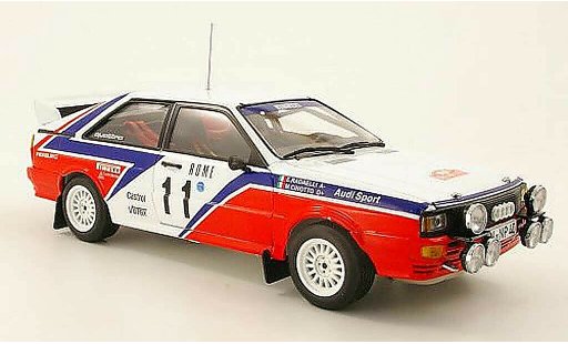 Audi Quattro rallye 1/18 Sun Star No.11 R6 Monte Carlo 1982 M.Cinotto/E.Radaelli miniature