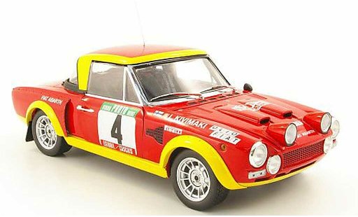 Fiat 124 Abarth 1/18 Sun Star no.4 olio fiat rallye portugal 1975 miniature