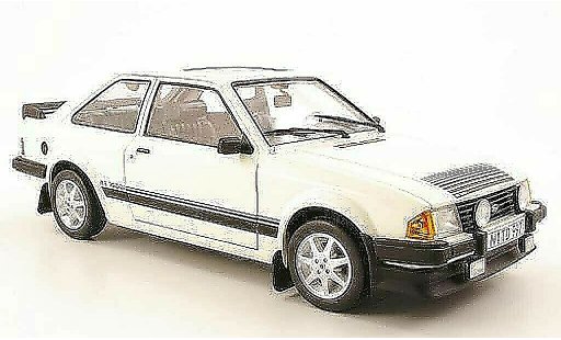 Ford Escort RS 1600i 1/18 Sun Star blanc 1984 miniature