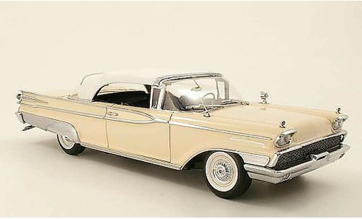 Mercury Parklane Convertible 1/18 Sun Star Cabriolet beige/blanche 1959 miniature