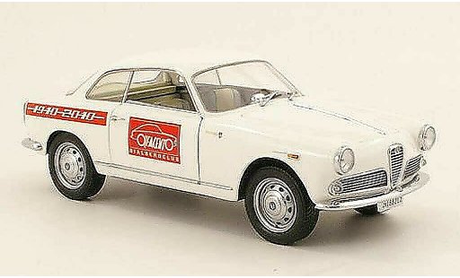 Alfa Romeo Giulietta sprint 1/18 Mini Miniera blanche 100 jahre alfa romeo bialberoclub 1965 miniature