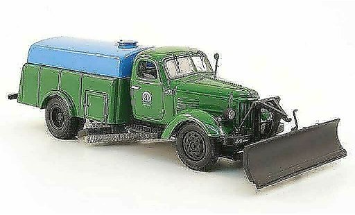 Zil 164 Base 1/43 DIP Models A/PM-10 Strassenreiniverteg-Winter verte/bleu miniature