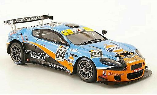 Aston Martin DBRS9 gt3 1/43 Spark No.64 Brussels Racing 24h Spa 2010 miniature